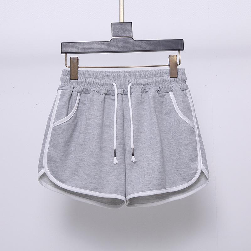 Women's Summer 2025 Casual Loose Fit Wide-Leg Running Shorts with Elastic Waist
