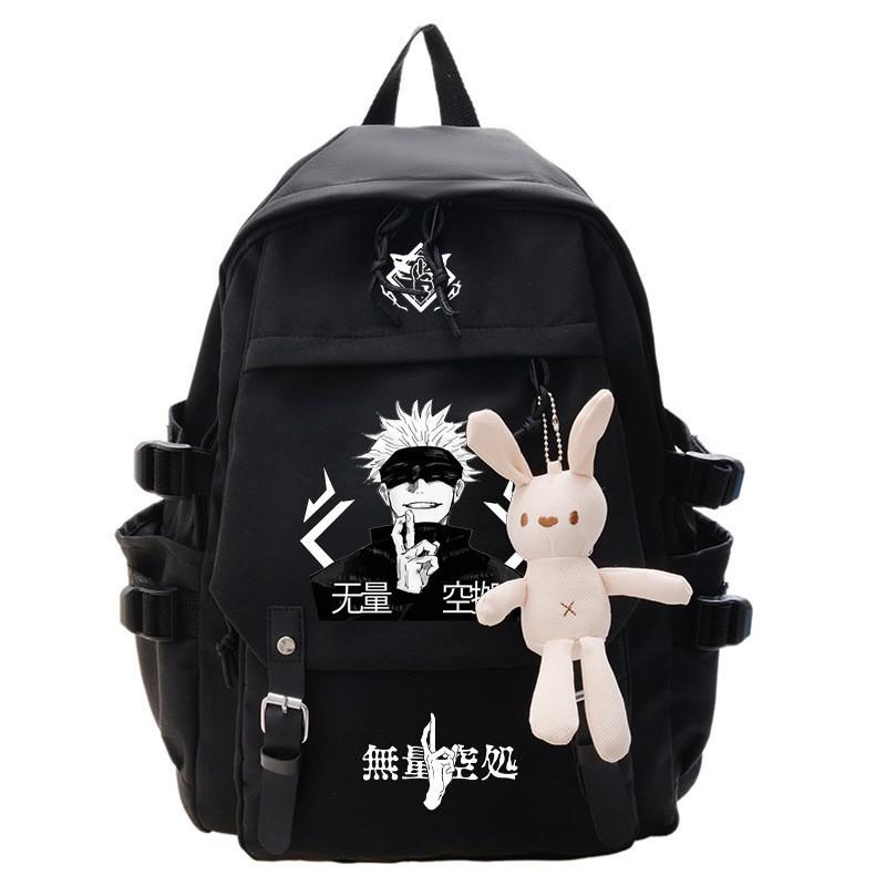 Riman Two-Dimensional Yuan Peripheral Backpack, Male And Female Junior High School Students, Large-Capacity Schoolbag, Light