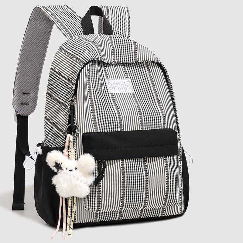 2026 Japanese Cute Girly Double Shoulder Bag - Lightweight, Large Capacity Student Backpack