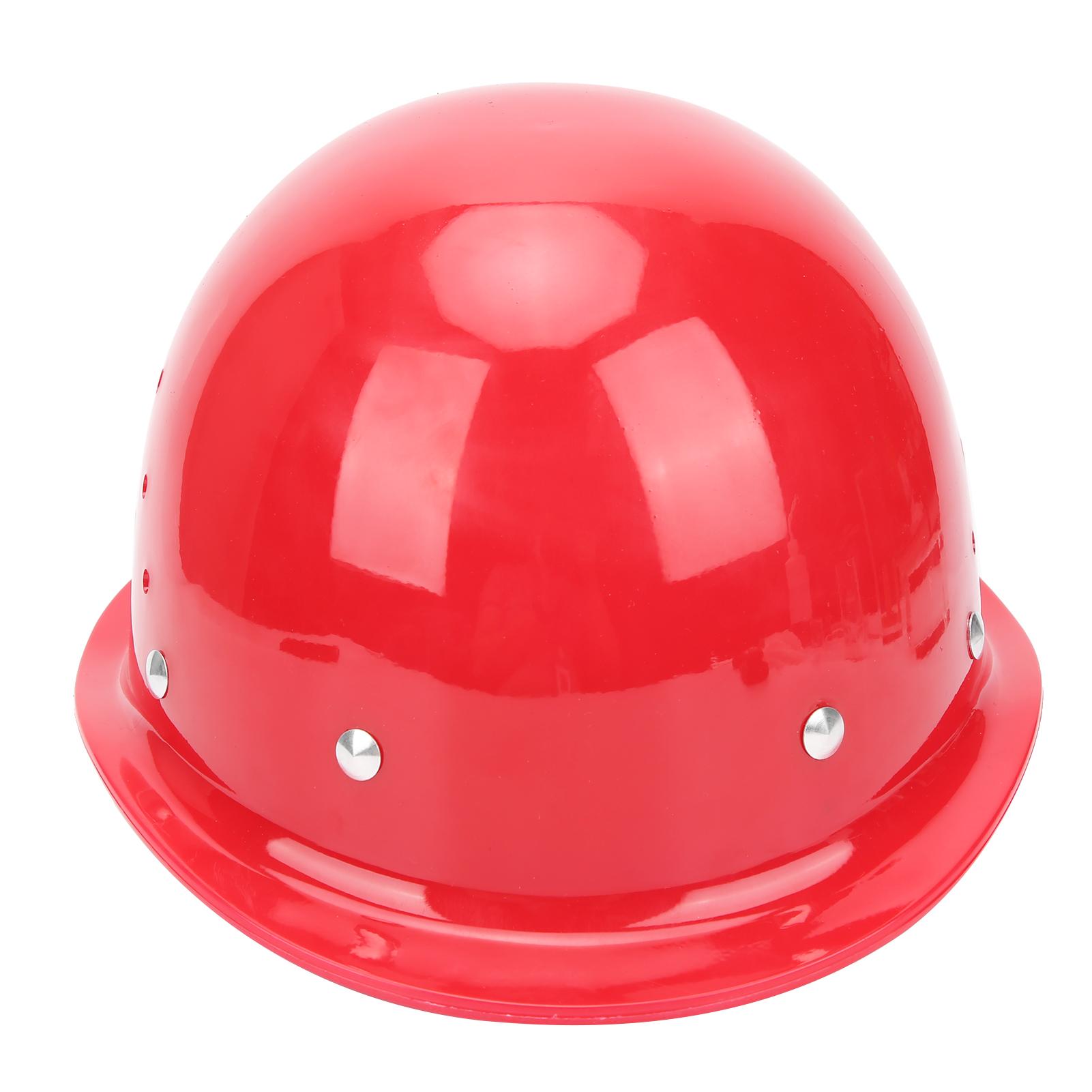 Automobile And Motorcycle Supplies Unisex Red Protective Helmet Hard Cap Industrial Dome Safety Hat Breathable For Highaltitude Operation