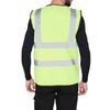 DUNLOP Mens Polyester High-Vis Safety Hi-Vis Vest