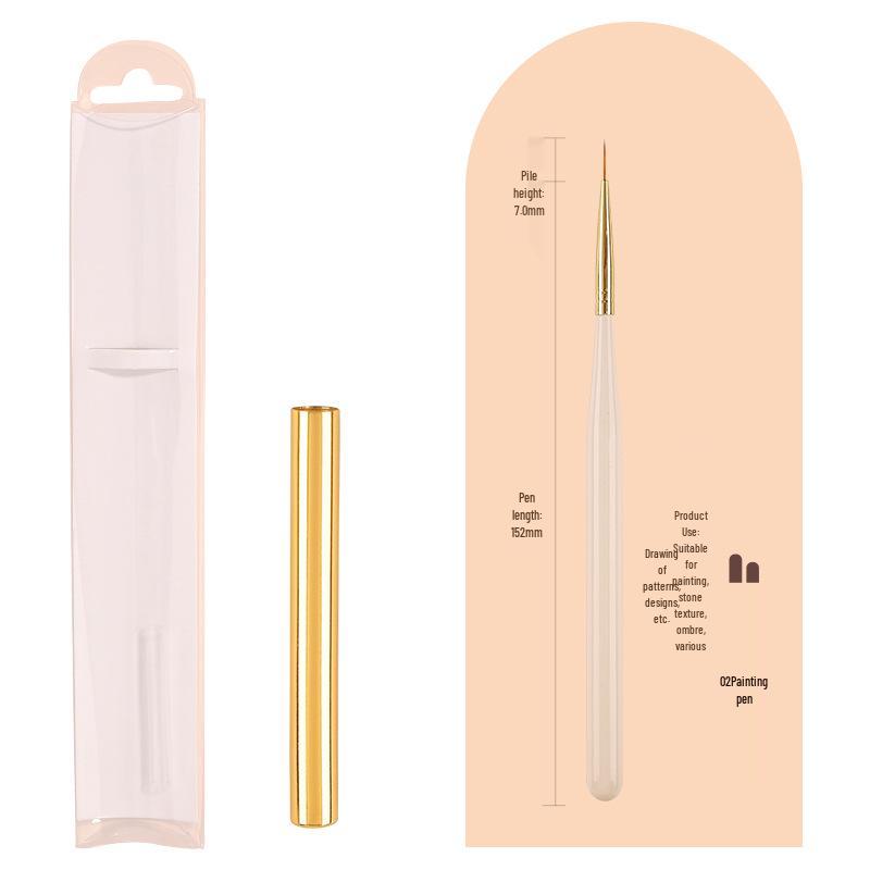 Japanese 12-Piece Nail Art Brush Set for Gel and Flower Designs