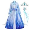 Girls Princess Dress Snow Queen Costume Carnival Party Halloween Kids Clothes Birthday Party Dress