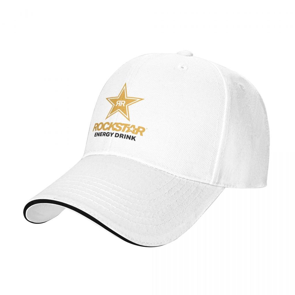 Rockstar Energy Drink Baseballkappen Snapback Baseballmützen Atmungsaktiv Lässig Kappe Outdoor für Männer und Frauen