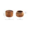 Wood Ring Box Wedding Proposal Engagement Round Wood Ring Box Jewelry Storage Box Portable Solid Wood Ring Box