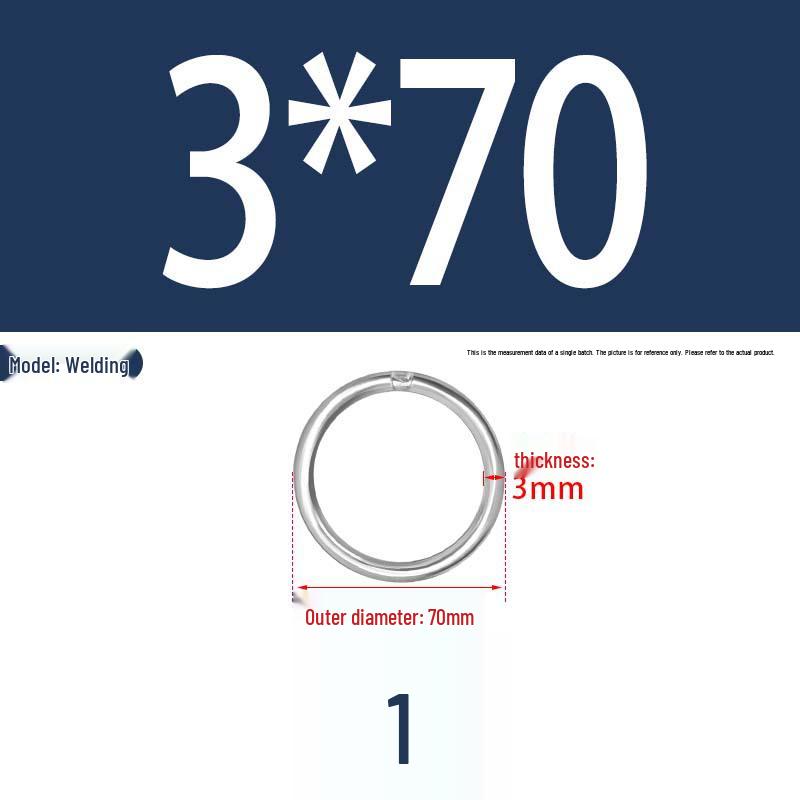 304 Stainless Steel Seamless O-Ring for Lifting and Hammock Yoga Connection