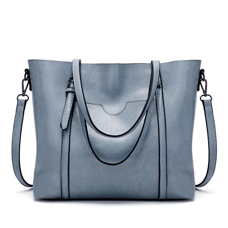 

Большая сумка, гладкие минималистичные сумки, универсальная сумка через плечо, женская сумка