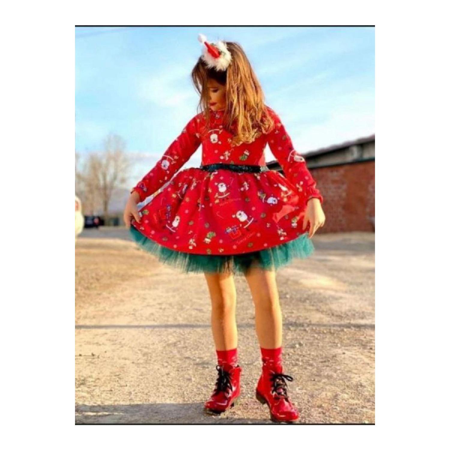 

New Year Concept Suit Girl s Dress 5-6 червоний