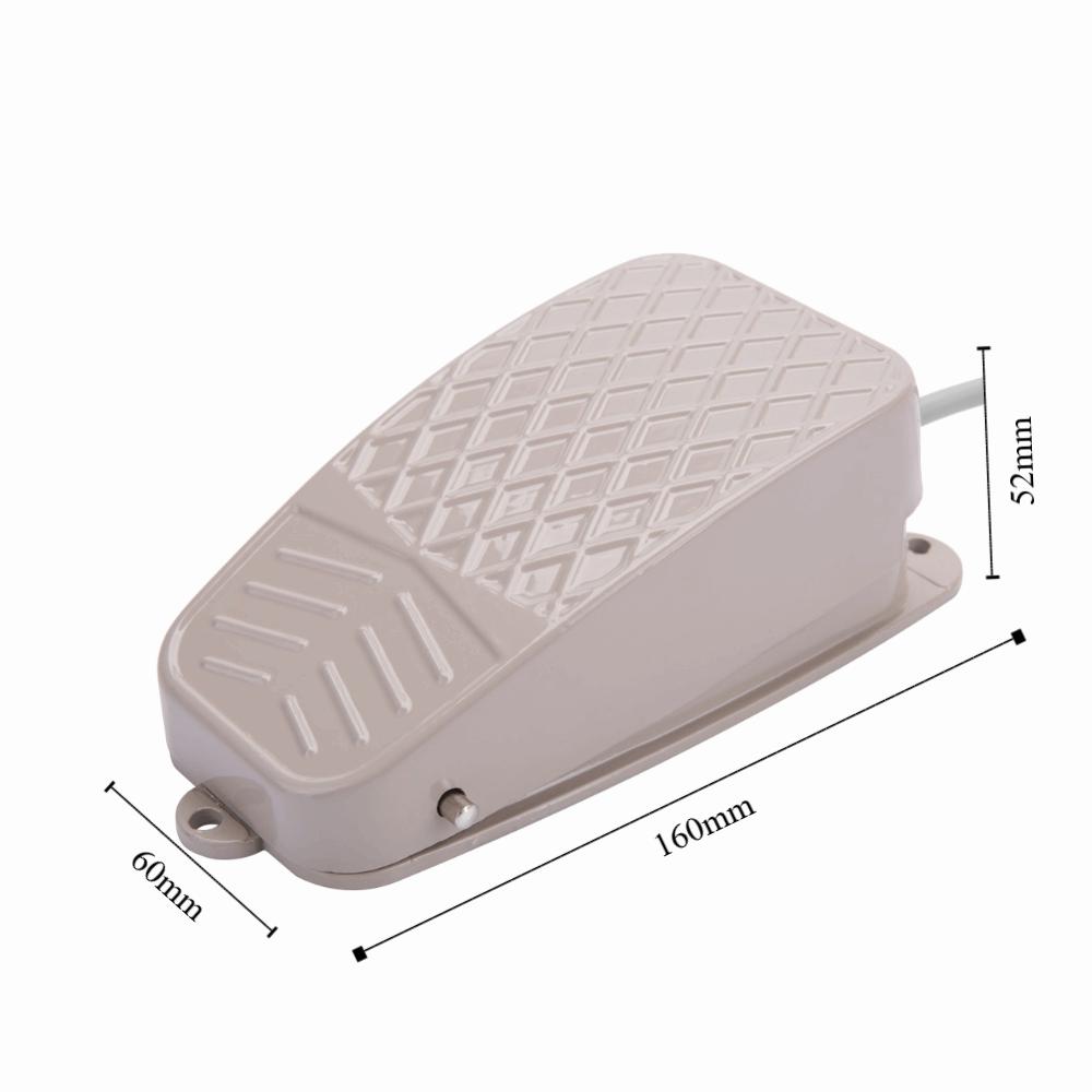 Nonslip Foot Pedal Switch Aluminum Alloy Treadle Controller Foot Switch  Welding Machine