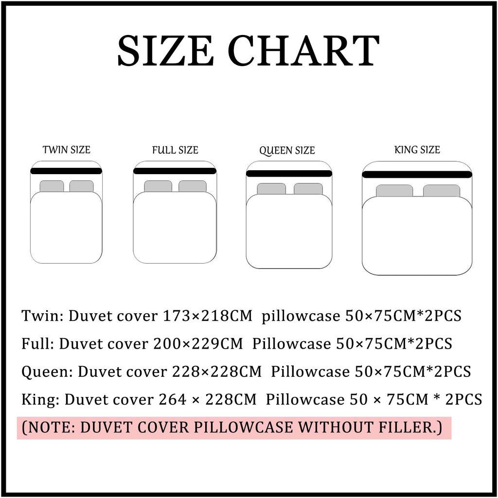 Horror Movie Bedding Three-Piece Quilt Cover