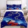 3pcs Mickey Mouse Printed Bedding Set, Breathable And Soft, Machine Washable, Christmas Gift Birthday Gift, Bedroom Decoration