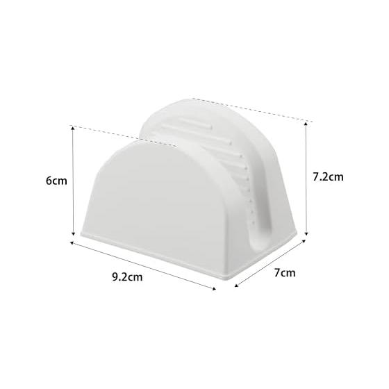 [Introduced On Hirunandesu] Yamazaki Magnet Silicone Potholder Set of 2 White W9.2 X D7 X H7.2cm (per Piece) Tower Dishwasher Safe Floating Storage
