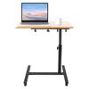 Rolling Standing Laptop Desk Adjustable Height Overbed Bedside Table Laptop Desk Mobile Computer Workstation for Home Office