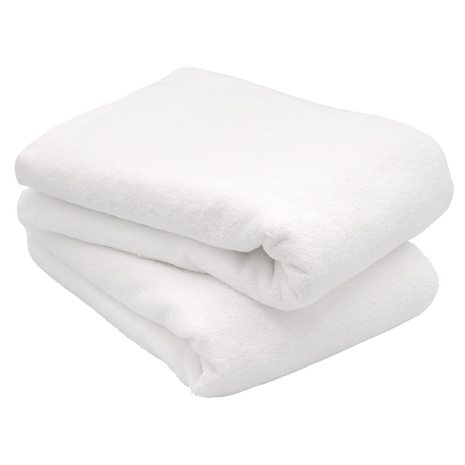 

hiorie TAFFUL Bath Towels, Set of 2, Made in Japan, Durable, Highly Absorbent, Professional Grade, Off-White