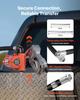 Kraftstoff-Förderpumpe, 12V DC 57 L/min, Gusseisen Diesel-Förderpumpen-Kit, mit manuellem Zapfhahn, Auslassschlauch, Überhitzungsschutz, Stromkabel,