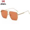 Unisex Large Frame Double Bridge Fashion Sunglasses for Travel & Style