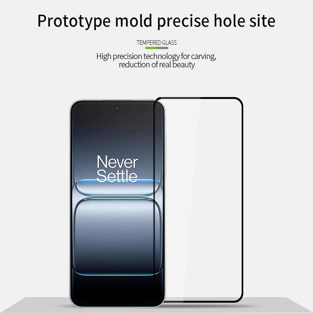 For OnePlus Nord 5 5G Screen Protector MOFI 9H Full Glue Full Coverage High Aluminum-Silicon Glass Film
