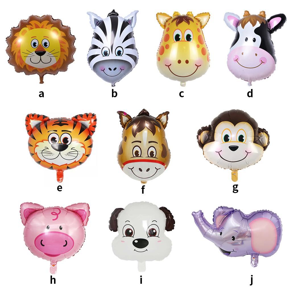 Párty balónek z hliníkové fólie Kreslený balónek se zvířetem Domácí hotelová restaurace nafouknutá dekorace
