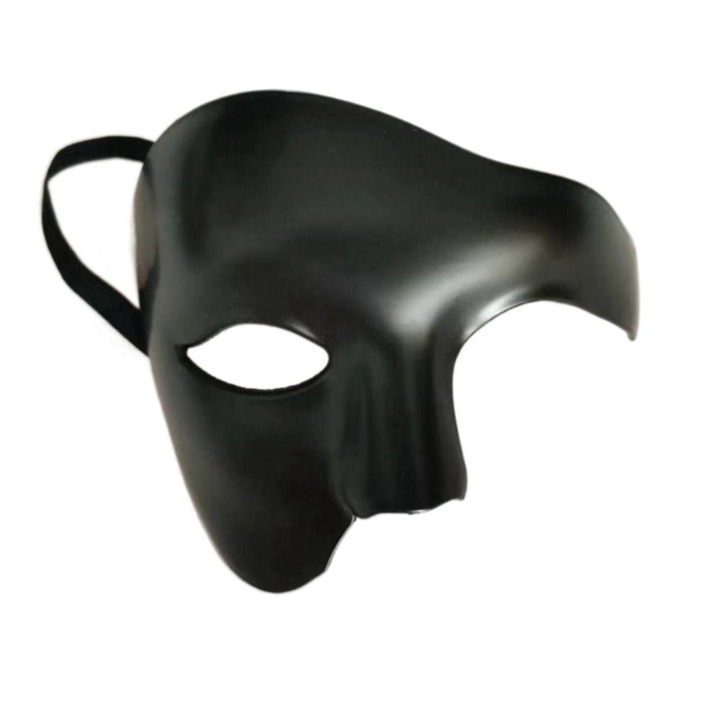 High Quality Plastic Masquerade Cosplay Masks Lightweight Thickened Phantom Half Face Mask Durable Carnival Costume Props