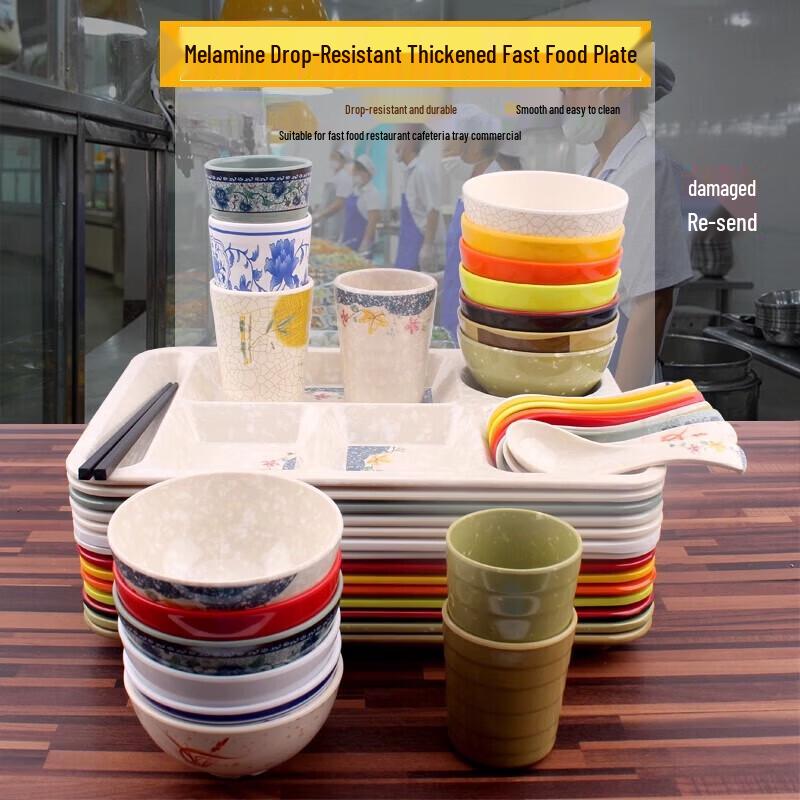 Divided Melamine Canteen Plate