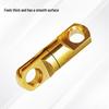Brass Figure-8 Bearing Swivel, 360° Rotating Connector Rings, Fishing Lure Accessory