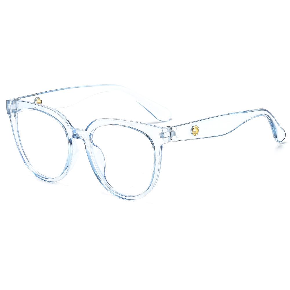 Transparent Computer Glasses Frame Anti Blue Light Blocking Eyewear for Women Men Cat Eye Optical Spectacle Eyeglass