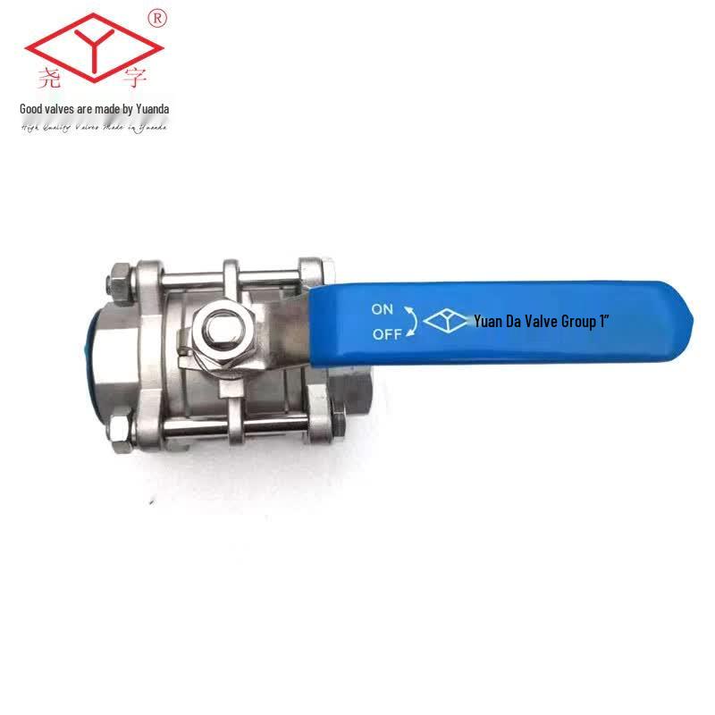 Stainless Steel Internal Thread Three-Piece Ball Valve