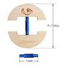 HAIBEIR Hat Stretcher, Denim Multicolor Adjustable Heavy Hat Stretcher for Hats, Cowboy Hats, Baseball Caps, Wool Hats, and Men's and Women's Caps (Bl