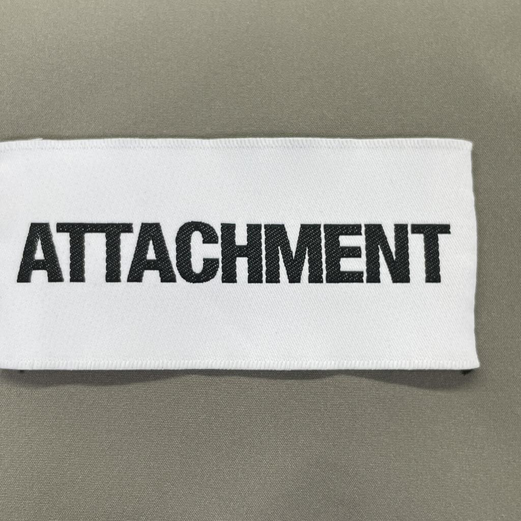 ATTACHMENT 22WAW Gray 3-Layer Light Taffeta Hooded Down Coat coat 4 grayUsed