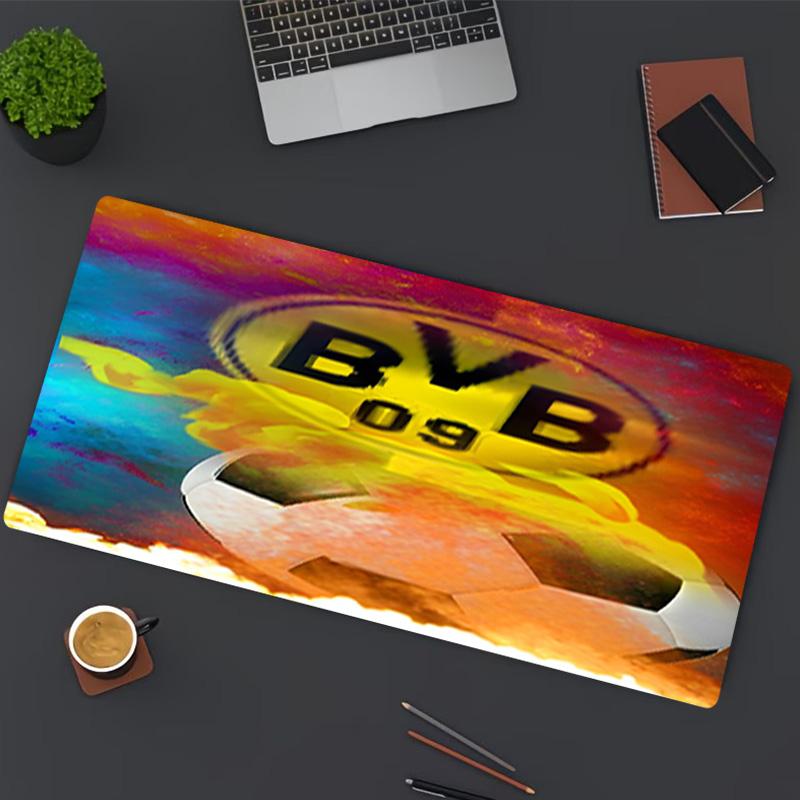 Borussia Dortmund Print Mauspads, für Tastaturpad Laptop PC Matte für Büro Heimgebrauch, Schreibtischdekoration, Perfektes Geburtstagsgeschenk für Gamer