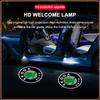 2 Pezzi LED Proiettore Ombra Fantasma per Portiera Auto Lampada di Benvenuto Logo Auto Senza Fili Per Skoda Octavia MK2 MK3 2 3 A7 Fabia Karoq Kodiaq Superb Rapid Kamiq