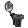 Bike Mirror Rigid PVC Acrylic Small Lightweight Black Cycling Accessories for Bicycle Handlebars