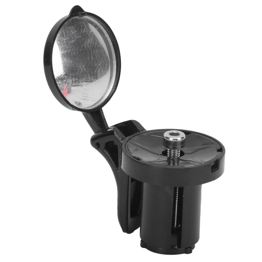 Bike Mirror Rigid PVC Acrylic Small Lightweight Black Cycling Accessories for Bicycle Handlebars