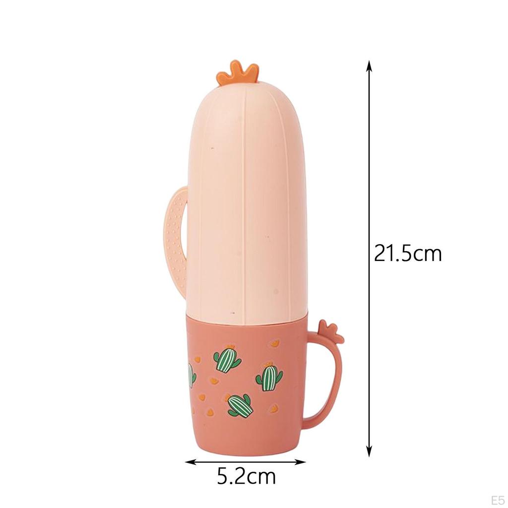 Multifunctional Travel Toothbrush Case Portable Towel Storage Box ,Wash Cup Cartoon Toothpaste