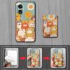 Fashion Design Card sleeve Phone Case For OPPO A97 5G Card slot Back Cover protective TPU Cartoon Durable Waterproof