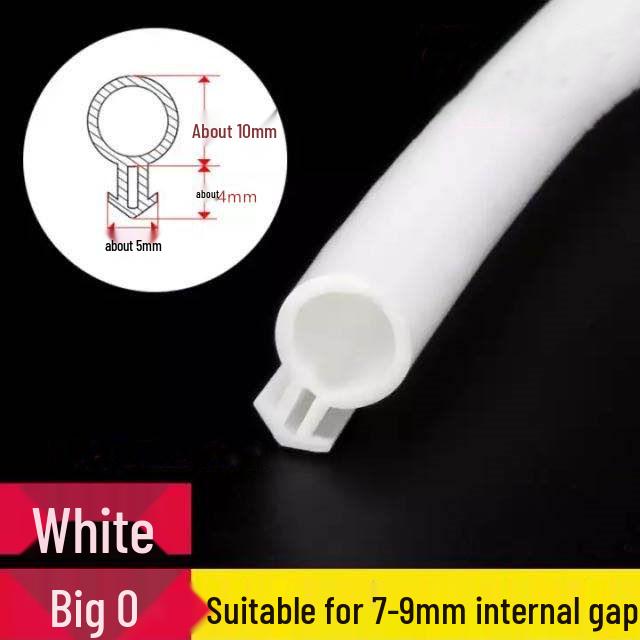 Těsnící lišta na okno a dveřní rám z UPVC: Silikonová guma ve tvaru O, zvukotěsná, pro vnitřní/venkovní použití