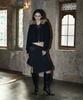 Bunteu Twice Locked Wrap Skirt (Black)