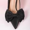2PCS Elegant Bow Shoe Clips for Women - Detachable Buckles for Boot Decoration - Wedding Party Accessories