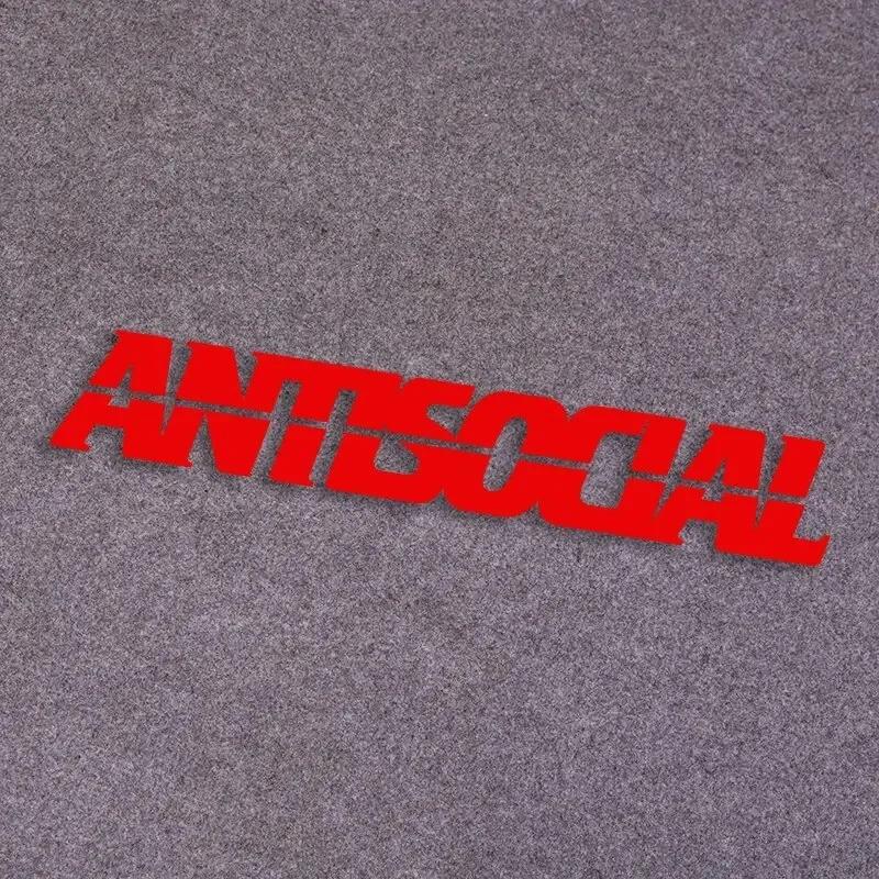 Car Antsocial Sticker Personalized Letters Waterproof Vinyl Windshield Decoration for Car Styling Decor Accessories