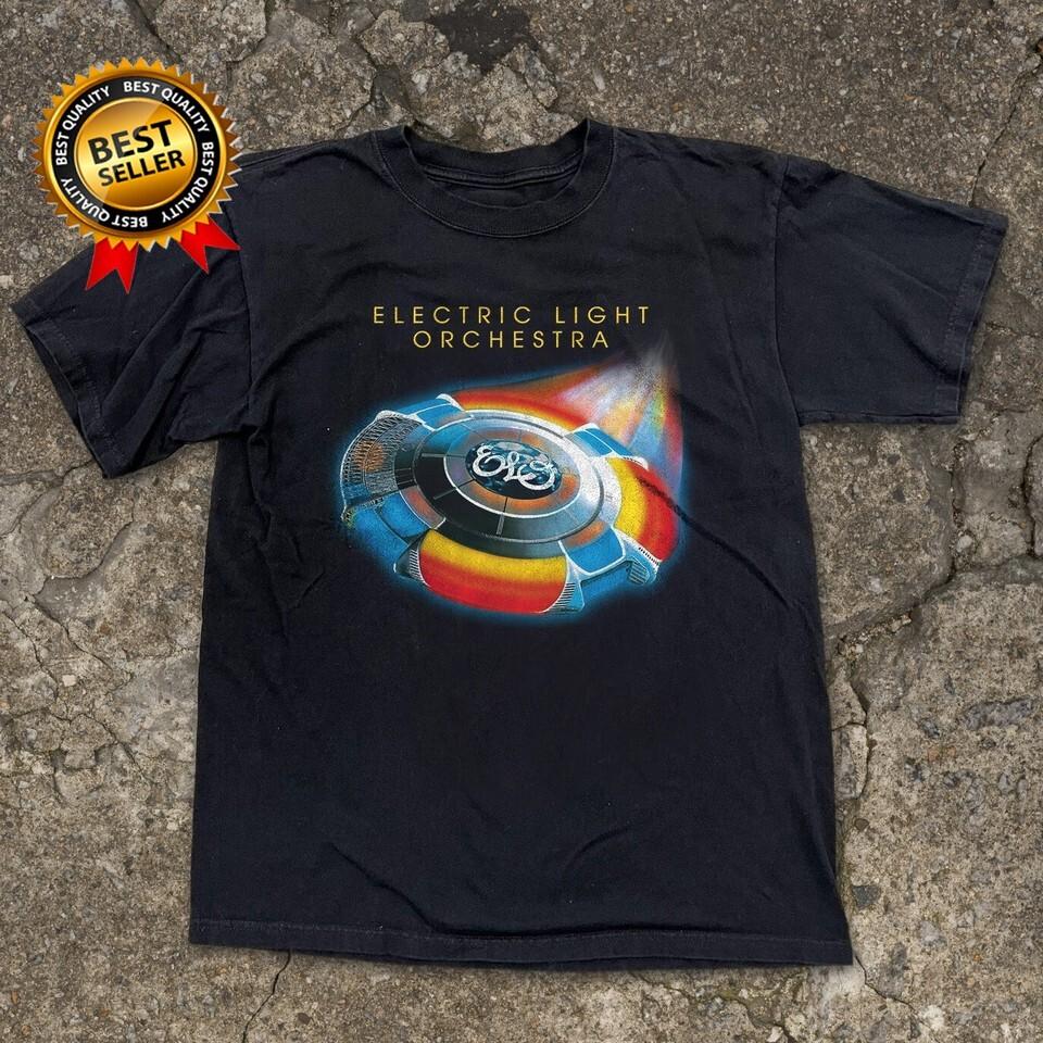 

Electric Light Orchestra ELO Anniversary Unisex Black Tshirt Size S5XL Unisex T-Shirt XXL