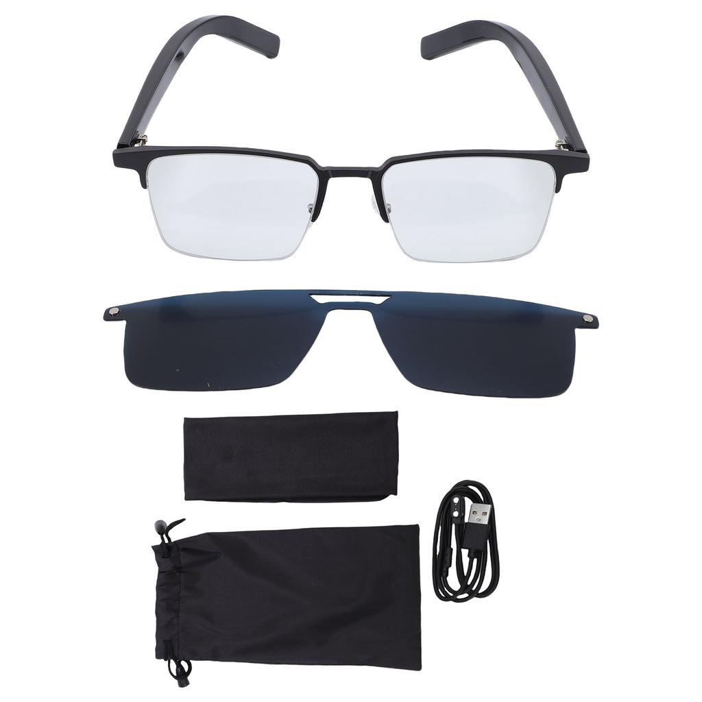 Smart AI Translation Glasses 100+ Languages Touch Control BT5.3 Translator Glasses for Music Travel Calling