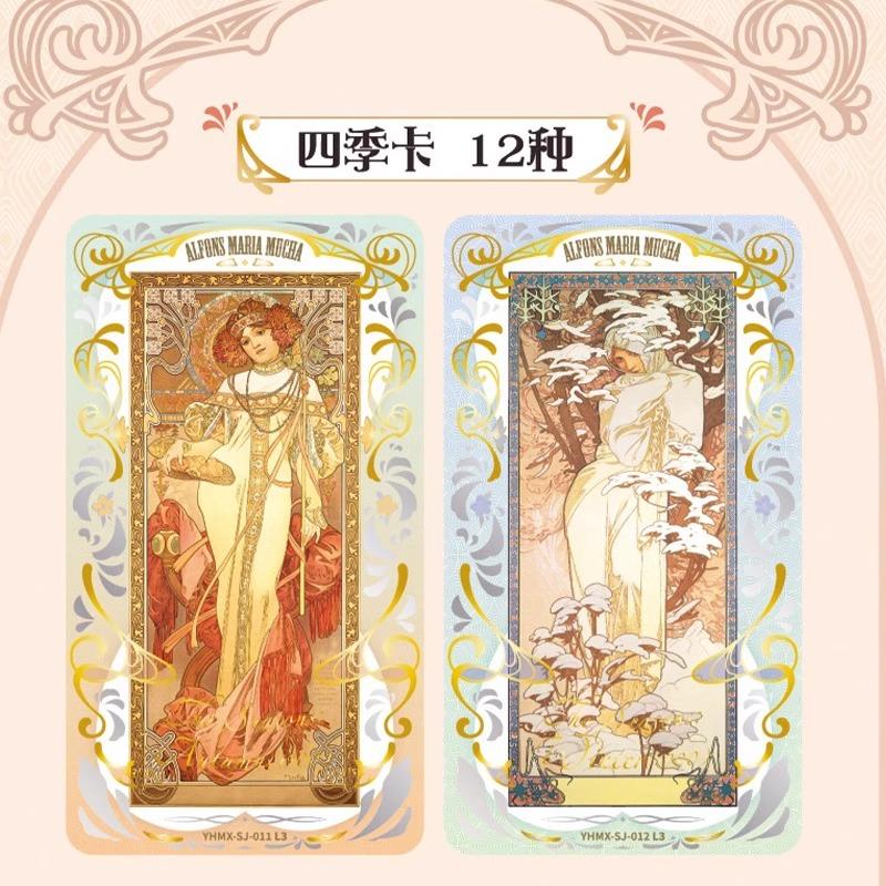 Official Timeless Mucha Card Floral Fantasy Series Vol.1 Heritage Collection Full Box Premium Cards Anime Peripherals Gift