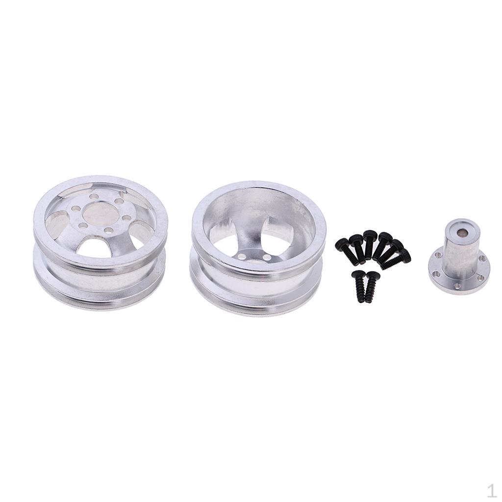 

1 Pair 4WD 6WD Metal Wheel Hub For WPL B14 B16 B24 6 Accessories Kit