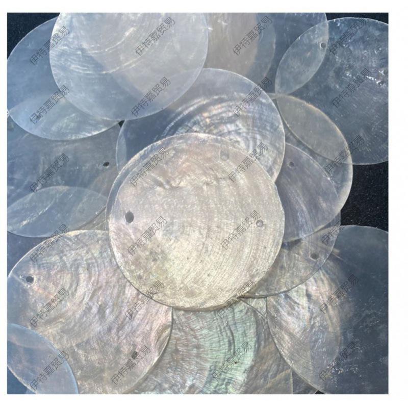 Mica Flakes Seashell Wind Chimes with Mother-of-Pearl for DIY Decorative Lighting & Mirrors, Wedding Decor, and Painting Accessories.