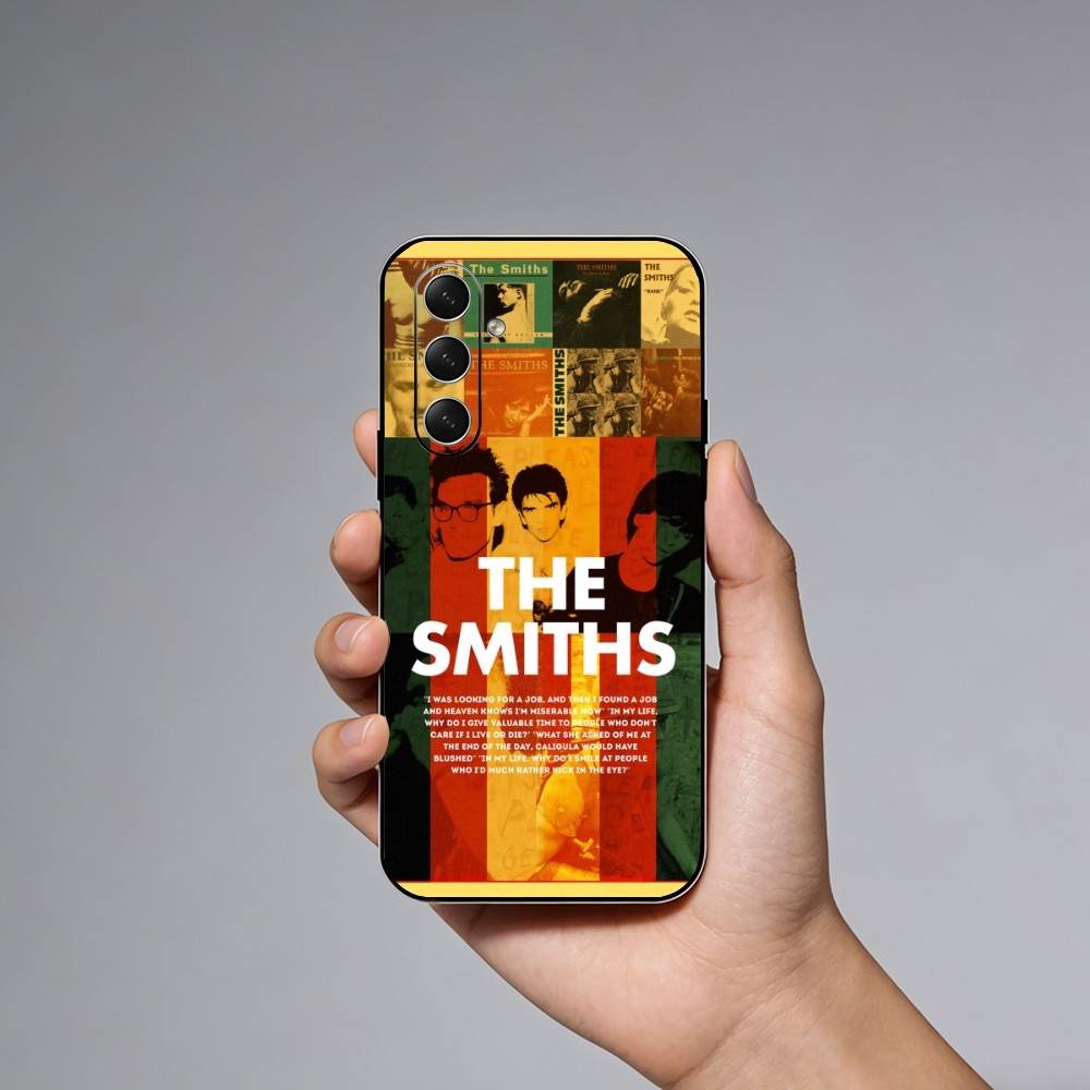 The S-Smiths Band Phone Case For Samsung Galaxy A73,A72,A71,A70,A52,A51 Others Soft Black Cover
