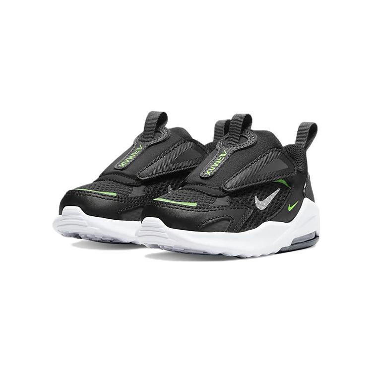 Nike Air Max Bolt Low Top Running Shoes Baby Sneakers Black White CW1629-006