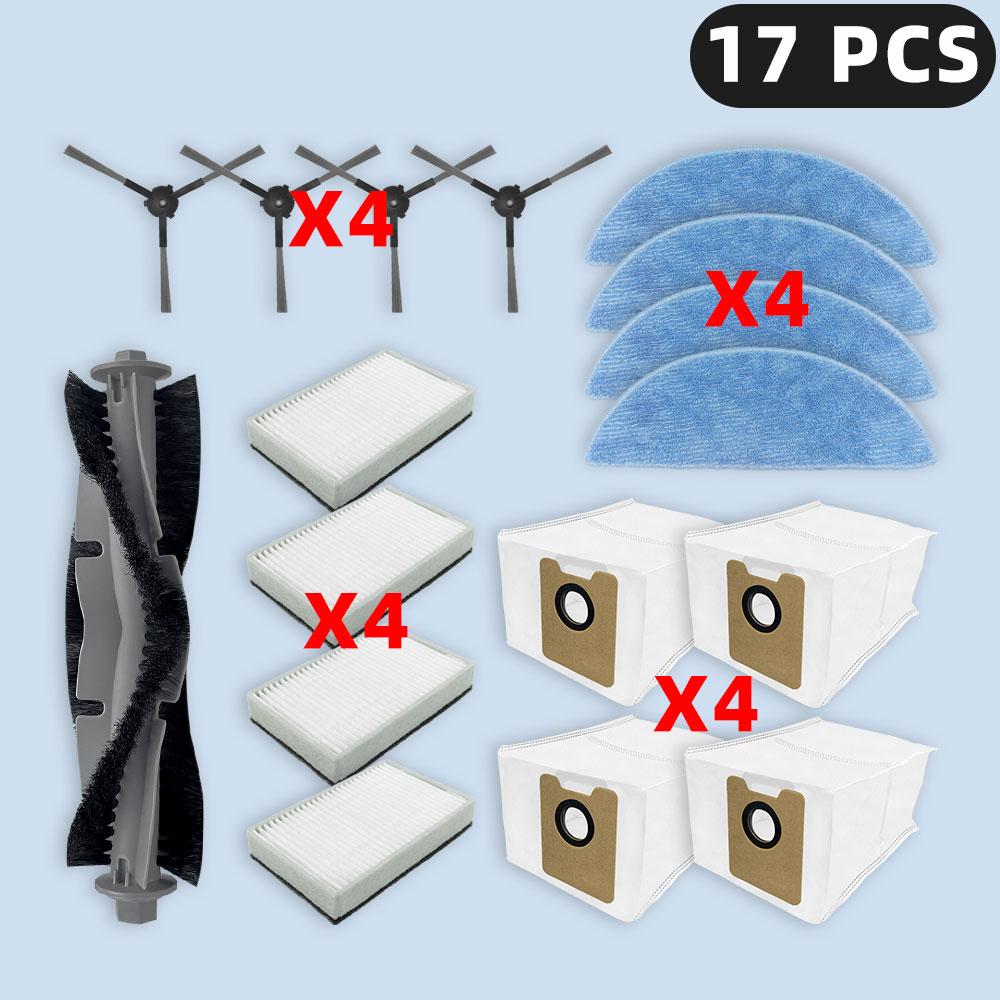 Compatible For ( ECOVACS YEEDI Y1 PLUS / Y1 PRO PLUS ) Spare Parts Side Brush Hepa Filter Mop Cloth Dust Bag Accessories