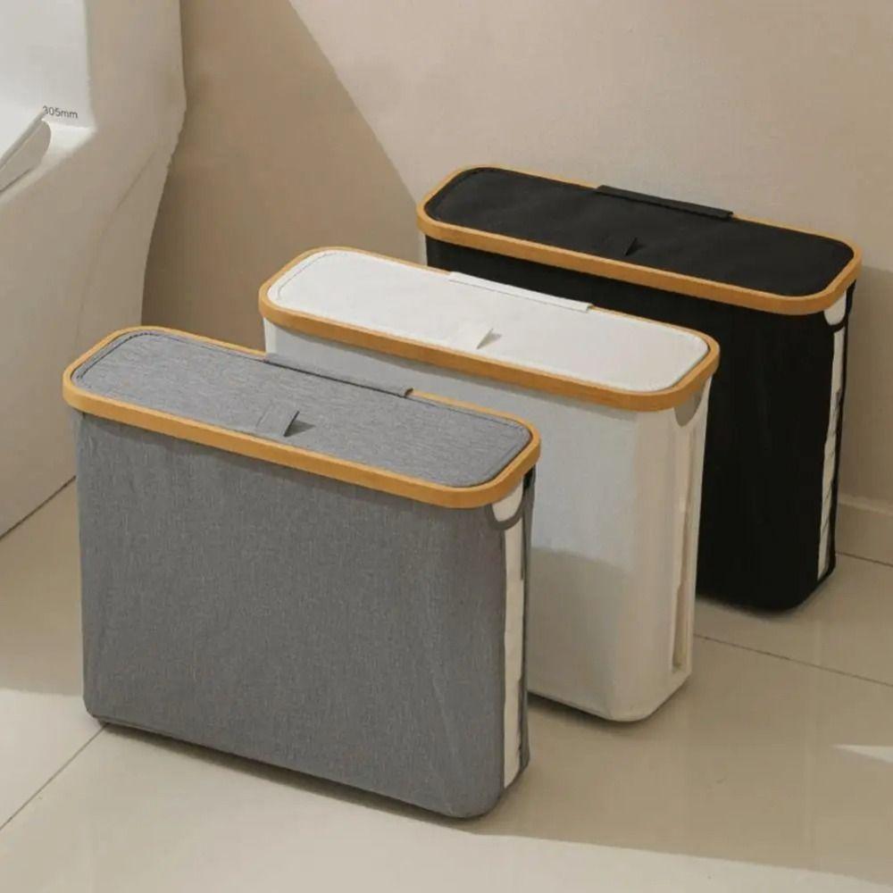 

Dustproof Foldable Toilet Paper Storage Waterproof Tissue Storage Box for Bathroom чорний