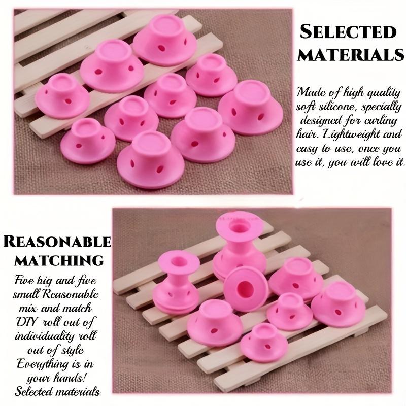 10/20PCS Mushroom Bell Curler Sleeping Curl Perm Free Curl Artifact Heatless Hair Roller Curler
