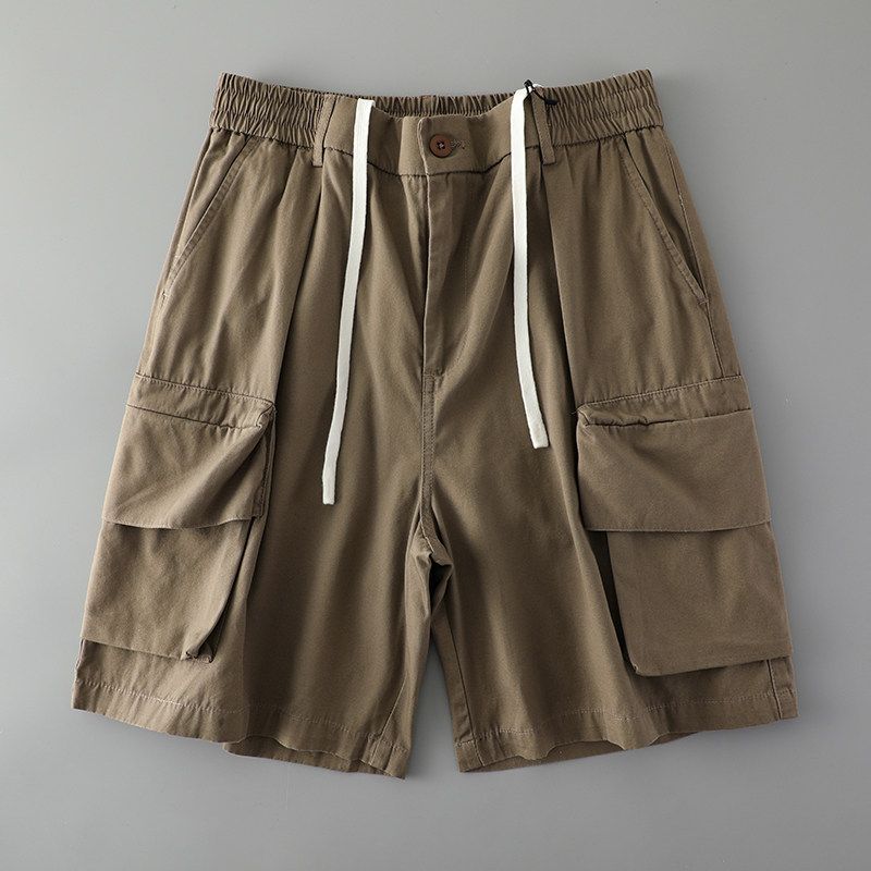 Simple Fashion Brand Cotton Casual Export Parka Shorts